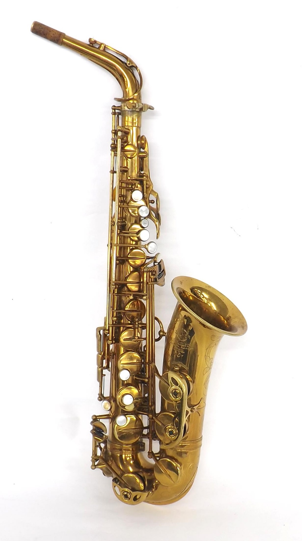 1961 Selmer Mark VI gold lacquered alto saxophone, ser. no ...