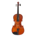 Contemporary viola, unlabelled, 16", 40.60cm