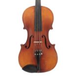 German viola circa 1930, 16 1/8", 41cm, case