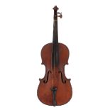 Good three-quarter size violin, 13 1/4", 33.70cm