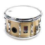 1980s Premier Project One 14" x 8" 10 lug snare drum; Finish: natural; Serial no.: 000867