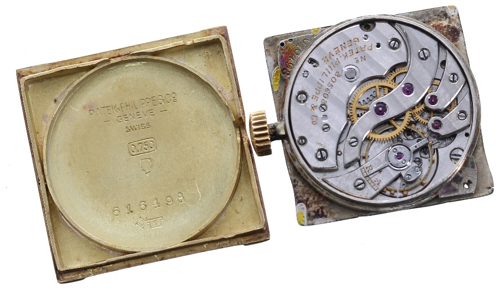 Patek Philippe, Geneve 18ct Gondolo gentleman's wristwatch of tank form, case no. 616498, movement - Image 4 of 4