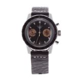 Heuer Autavia chronograph stainless steel gentleman's wristwatch, ref. 7763, circa 1960s, serial no.