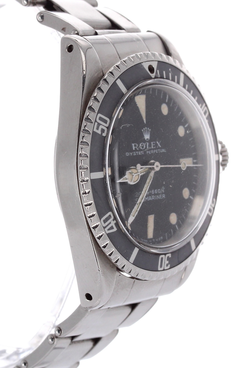 Rolex Oyster Perpetual Submariner (metres first) stainless steel gentleman's bracelet watch, ref. - Image 4 of 12