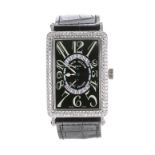 Franck Muller Long Island 18ct white gold diamond set gentleman's wristwatch, ref. 1100 DSR D, No.