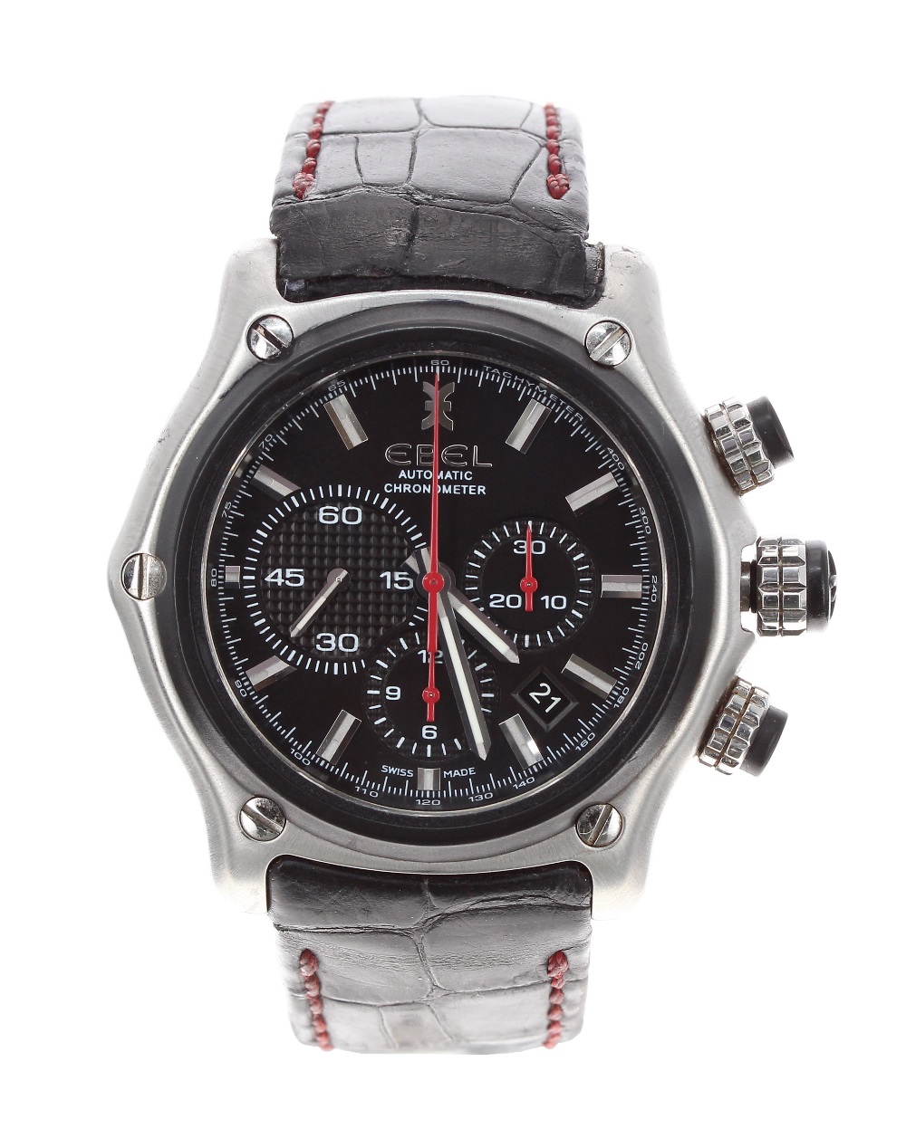 Ebel 911 BTR Chronometer Chronograph automatic stainless steel gentleman's wristwatch, ref.