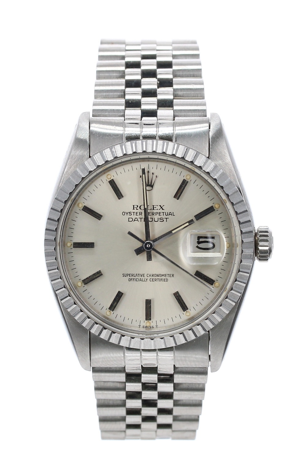 Rolex Oyster Perpetual Datejust stainless steel gentleman's bracelet watch, ref. 16030, circa - Image 2 of 5