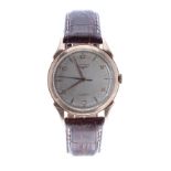 Longines automatic gold plated gentleman's wristwatch, ref. 6058, circa 1950, serial no. 8058416,