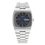 Favre-Leuba Geneve Duomatic automatic stainless steel gentleman's bracelet watch, ref. 1137, circa