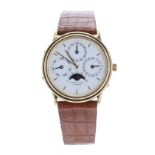 Fine Audemars Piguet Quantieme Perpetual Calendar 18ct automatic gentleman's wristwatch, ref.