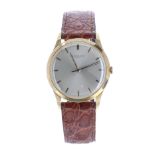 Audemars Piguet, Genéve 18ct gentleman's wristwatch, circa 1950s, case no. 231xx, silvered dial with