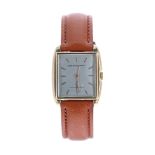 Audemars Piguet 18ct rectangular gentleman's wristwatch, circa 1950s, case and movement no. 516xx,