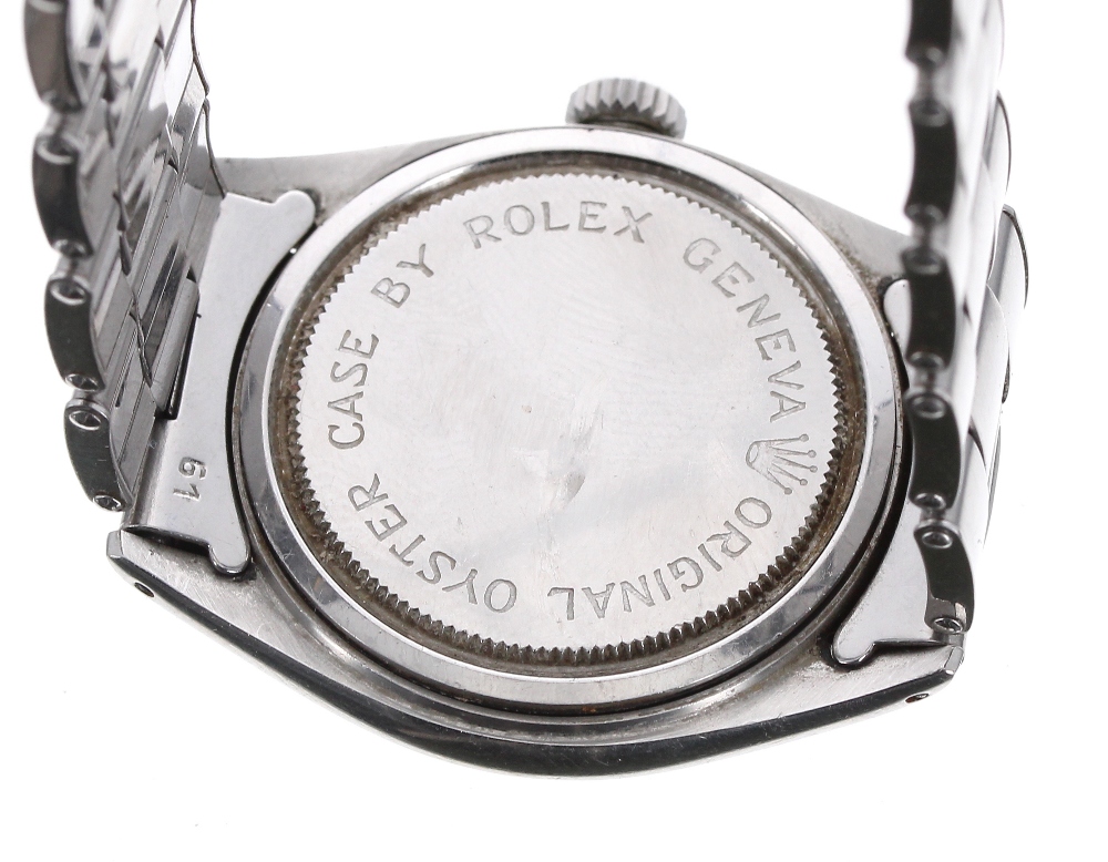 Tudor Oyster stainless steel gentleman's bracelet watch, ref. 7934, circa 1962 serial no. 376099, - Image 2 of 3