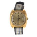 Tissot Seastar automatic gold plated and stainless steel gentleman's wristwatch, ref. 44665-2X,