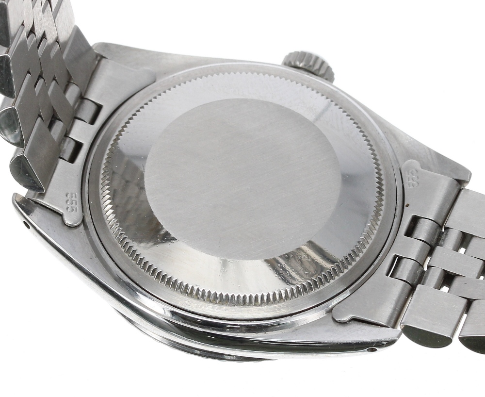 Rolex Oyster Perpetual Datejust stainless steel gentleman's bracelet watch, ref. 16030, circa - Image 3 of 5