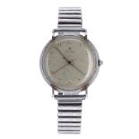 Rolex Precision oversized stainless steel gentleman's wristwatch, ref. 4371, circa 1944, serial