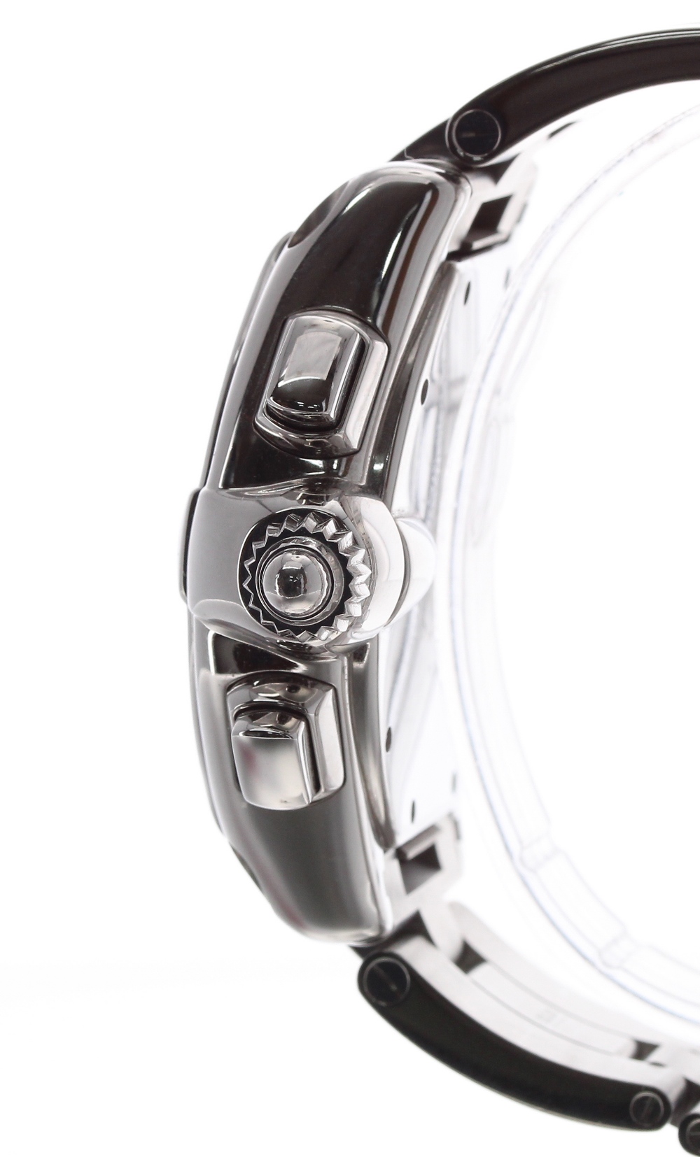 Cartier Roadster chronograph automatic stainless steel gentleman's bracelet watch, ref. 2618, serial - Image 5 of 6