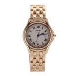 Cartier Panthére Cougar 18ct lady's bracelet watch, ref. 887904, circa 1994, serial no. xxx817,