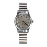 Jaeger-LeCoultre British Royal Air Force issue stainless steel gentleman's bracelet watch,