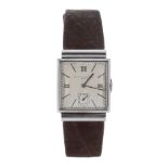 Vacheron & Constantin, Genéve stainless steel gentleman's wristwatch, circa 1930s, movement no.