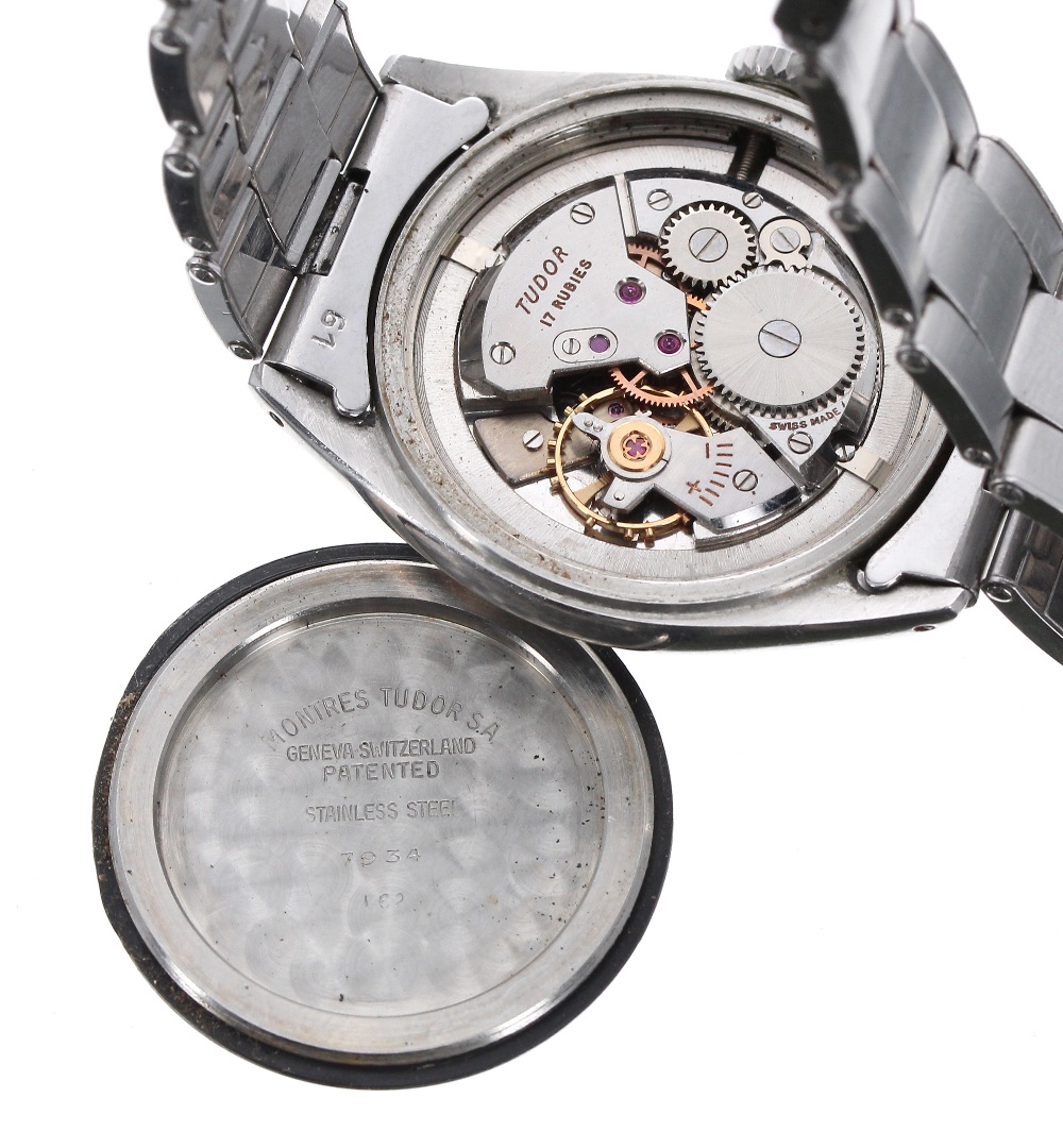 Tudor Oyster stainless steel gentleman's bracelet watch, ref. 7934, circa 1962 serial no. 376099, - Image 3 of 3