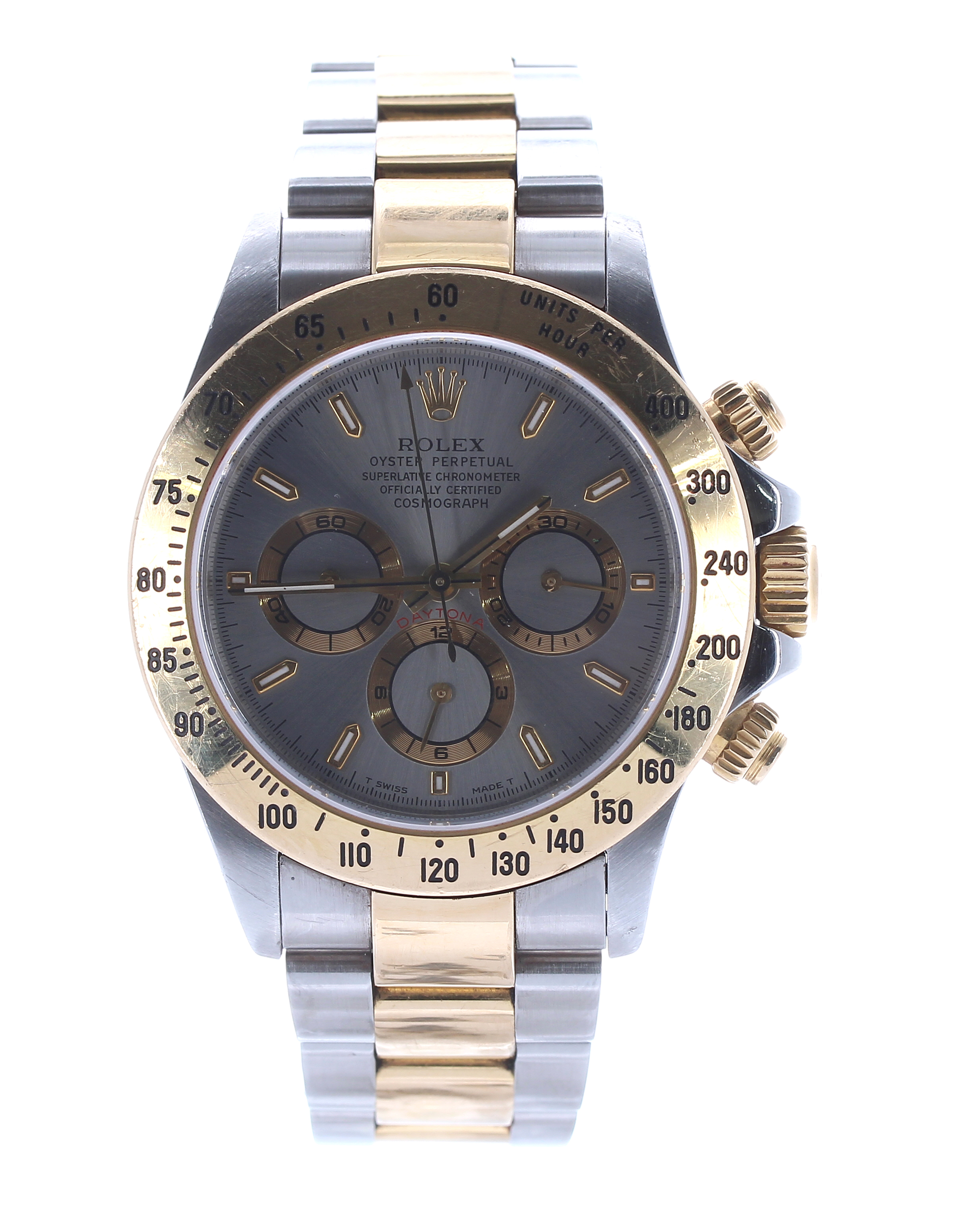 Fine Rolex Oyster Perpetual Cosmograph Daytona gold and stainless steel gentleman's bracelet watch, - Image 2 of 6