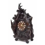 Good Black Forest double fusee two train cuckoo clock, the 6" wooden dial within a chalet case