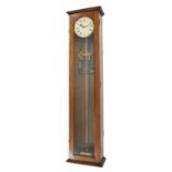 Good Synchronome Electric master clock, no. 2388, crackled black casting with damper to the