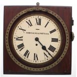 Burroughes & Watts Ltd Billiards and Snooker session timing clock, circa 1920s; as the