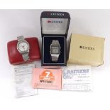 Citizen Seven Spectro digital stainless steel gentleman's bracelet watch, ref. 9610-084233,