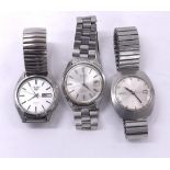 Seiko Selfdater automatic stainless steel gentleman's bracelet watch, ref. 6205-7980, 36mm; together
