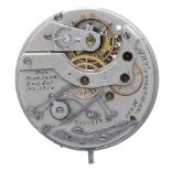 American Watch Co. Waltham. Mass. split seconds chronograph pocket watch movement, no. 3127219,