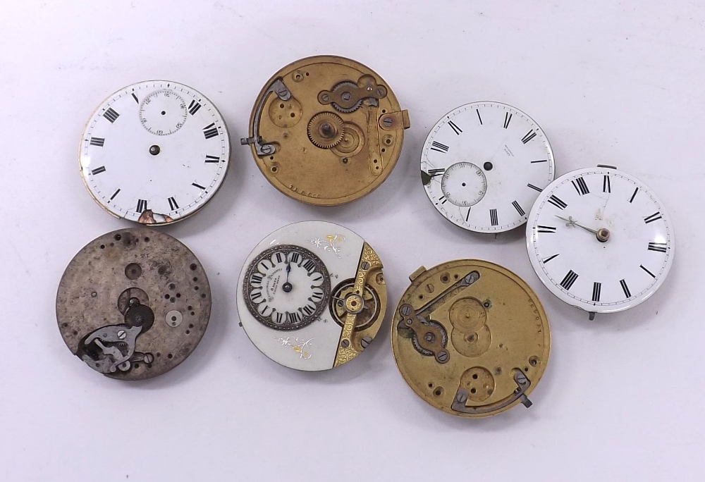 Quantity of pocket watch movements to include Hebdomas Patent 8 days, Octavia Watch Co. U.S.A.P. - Image 2 of 2