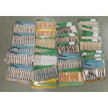 Large quantity of various wristwatch straps