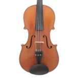 Good German violin by and labelled Made by Wolff Bros., Kreuznach, Cremona Violin, Class 5A, no.