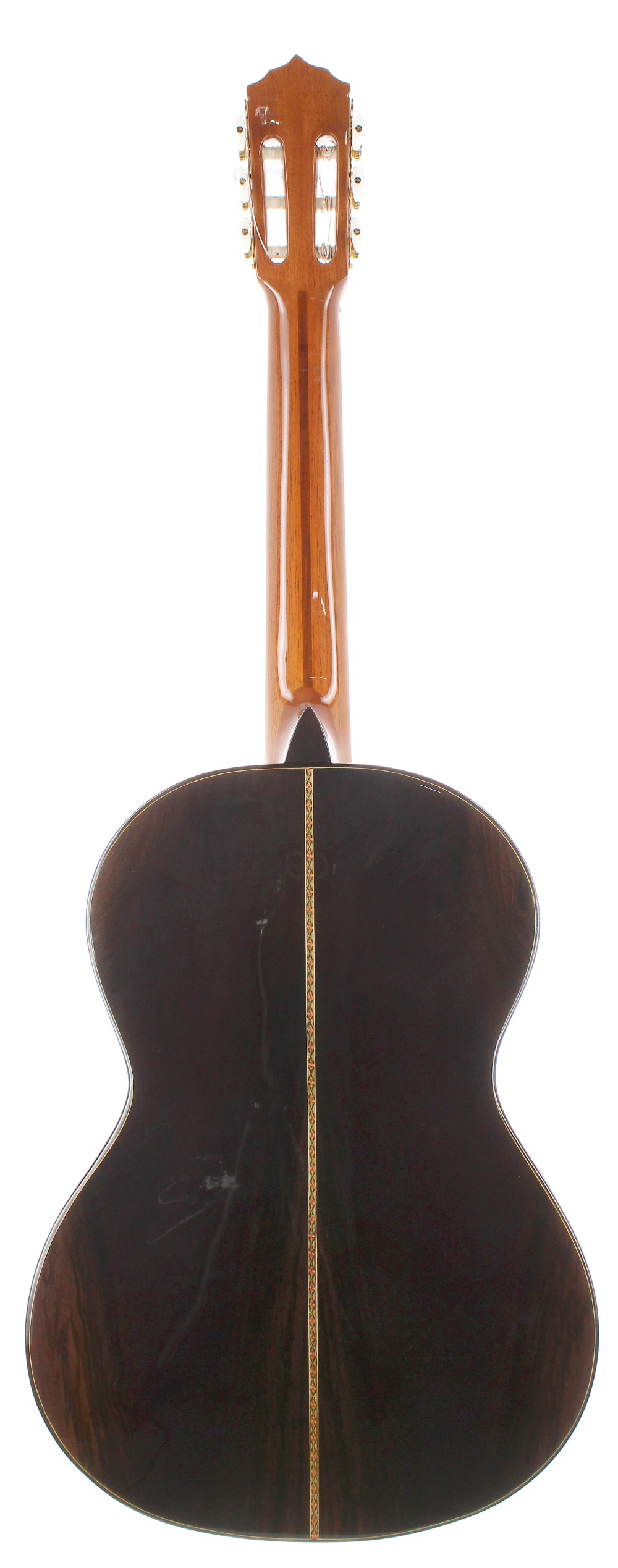 2009 Bellucci concert guitar, no. 829; Back and sides: slight opening to central inlay, further - Image 2 of 2