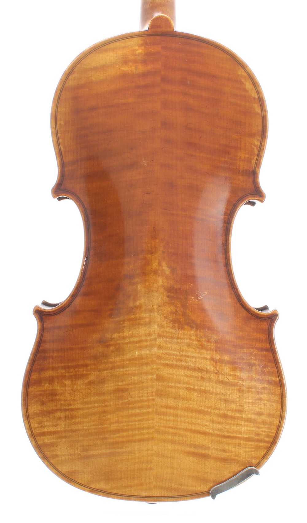 Welsh violin by and labelled J.T. Wooding, 22 Grover Street, Swansea, 35.70cm - Image 2 of 3