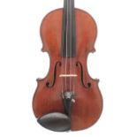 Good violin from and labelled Hart & Son, Makers, 28 Wardour Street, London 1929, the one piece back