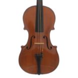 Early 20th century violin from Paolo Guadagnini, Turin labelled Rocca Enrico..., 14", 35.60cm