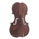 Interesting late 18th/early 19th century English violin in need of restoration and bearing a