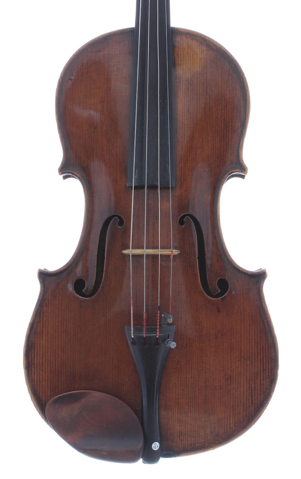 20th Century viola of the Wilkinson School labelled Albertelli..., Genova-1927, the one piece back