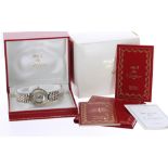 Must de Cartier 21 gold and stainless steel lady's bracelet watch, ref. 1340, serial no. PL47xxx,