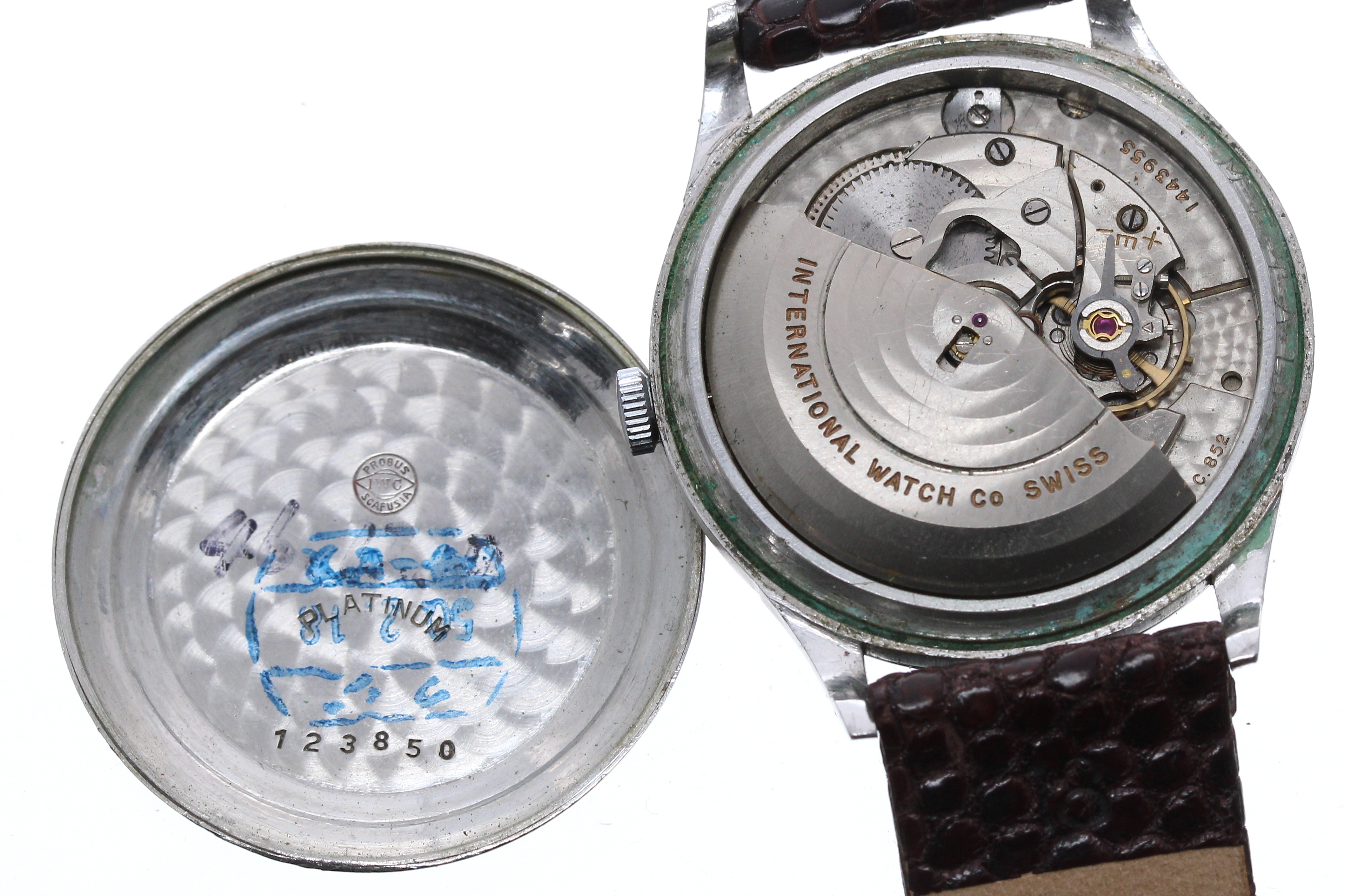 International Watch Co. (IWC) automatic platinum gentleman's wristwatch - Image 3 of 3