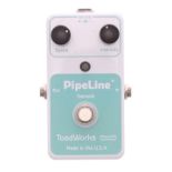 Toadworks Pipeline tremolo guitar pedal, Velcro tape applied to the bottom