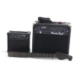 Laney Mighty Eight practice amplifier; together with a Kingsman practice amplifier, a Zoom 505