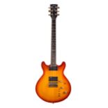 1989 Yamaha MSG Custom electric guitar, ser. no. PP0xxx9; Finish: cherry sunburst, scratches to