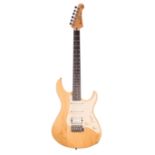 Yamaha Pacifica 112 electric guitar; Finish: natural, minor dings; Fretboard: rosewood; Frets: good;