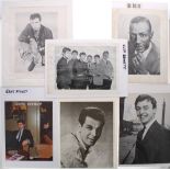 Selection of autographed photographs including Duane Eddy, Lee Dorsey, Gene Pitney, Cliff Bennett