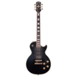 1999 Epiphone Les Paul Custom electric guitar, ser. no. I99xxxx92; Finish: black, various surface