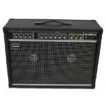 Roland Jazz Chorus -120 guitar amplifier, made in Italy, ser. no. ZG80684, dust cover; together with